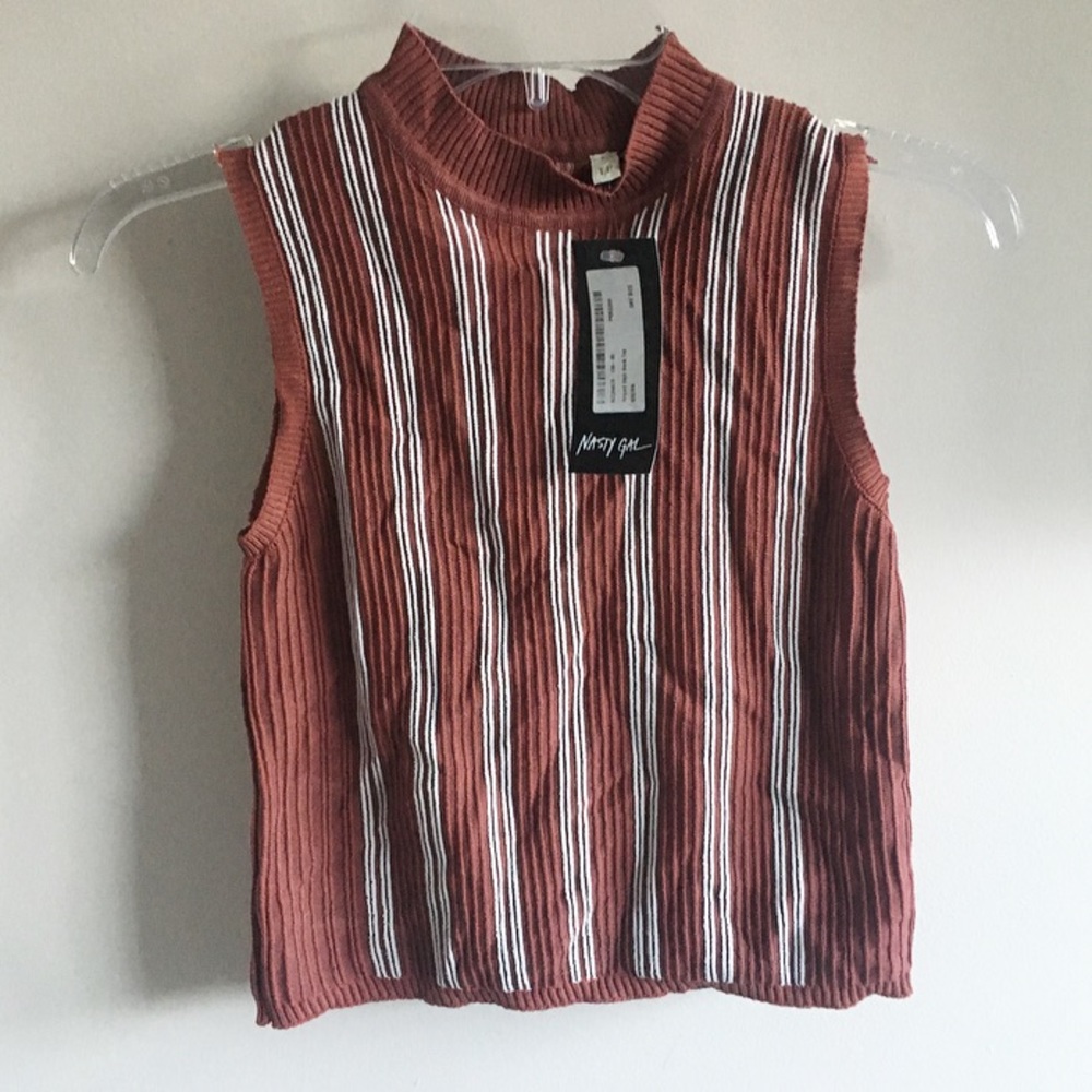 NWT Nasty Gal Striped Tank Top